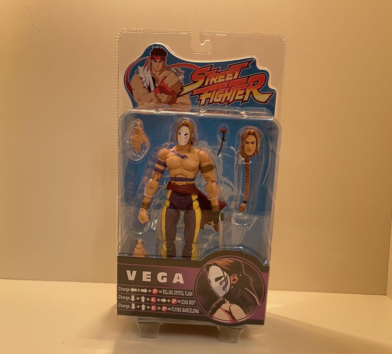 Funidelia Vega Costume - Street Fighter Official for Men Size S ▷ Games,  80s Arcade - Purple: : Toys