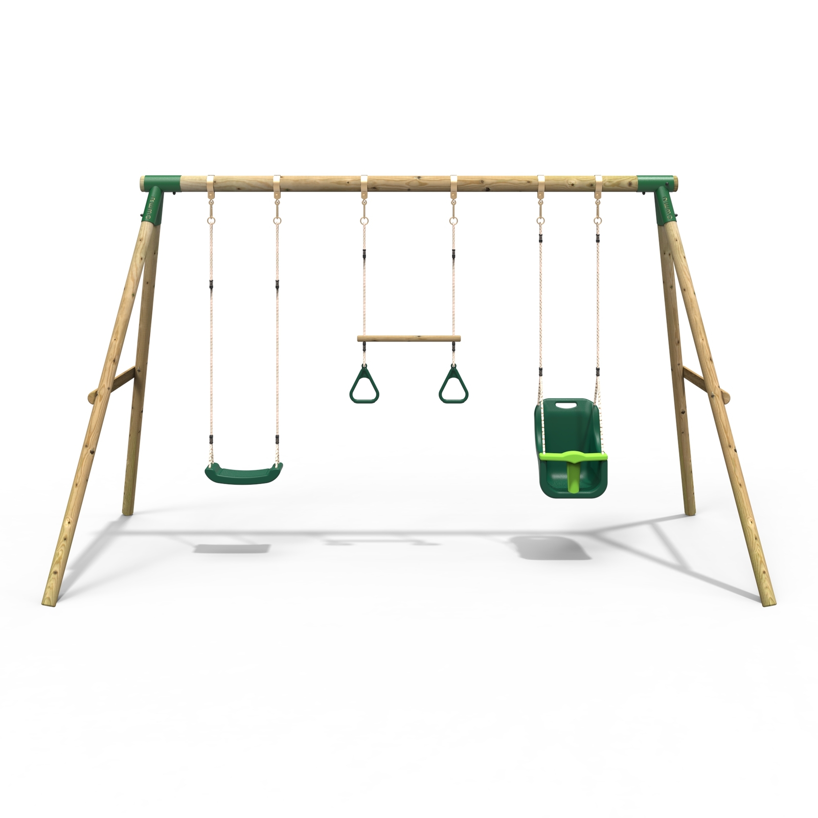 Rebo Kids Wooden Garden Swing Set Childrens Swings Galaxy eBay