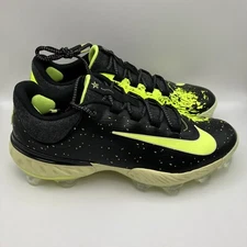 Nike Men’s Size 10.5 Alpha Huarache Elite 4 Low MCS Baseball Cleats FV6096-001