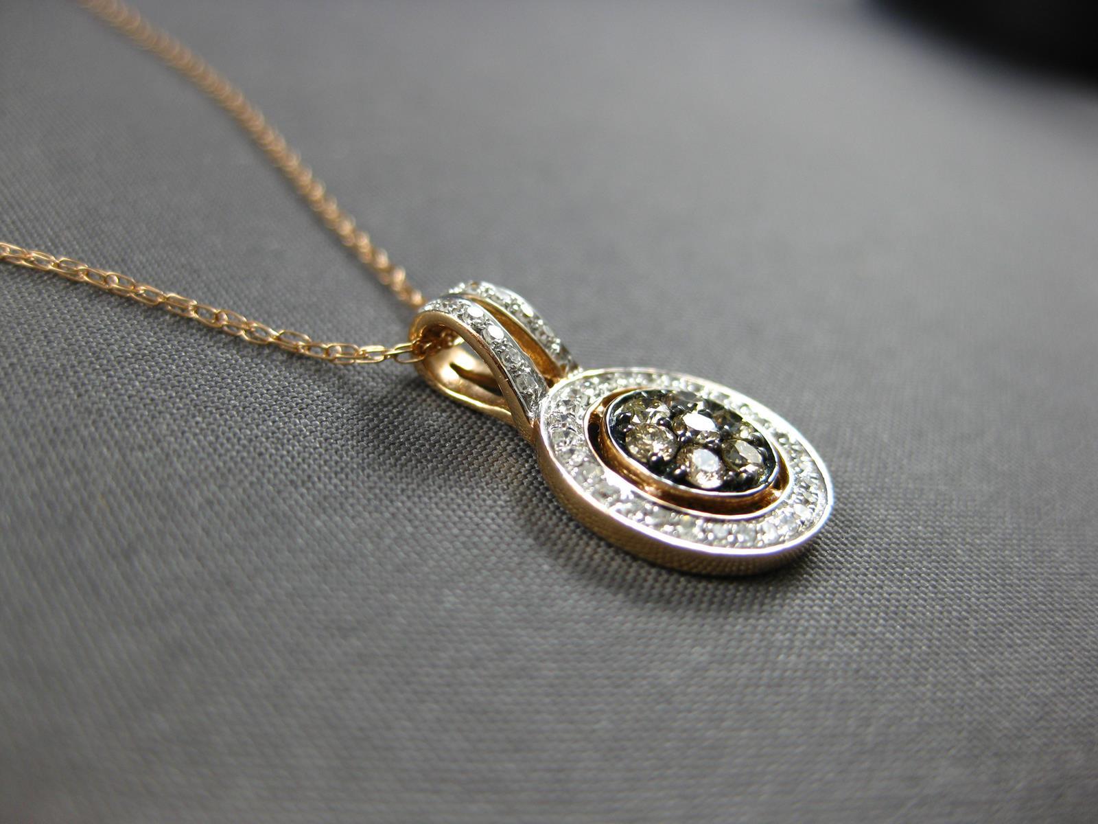 .42CT WHITE & MOCHA DIAMOND 14KT WHITE & ROSE GOL… - image 4