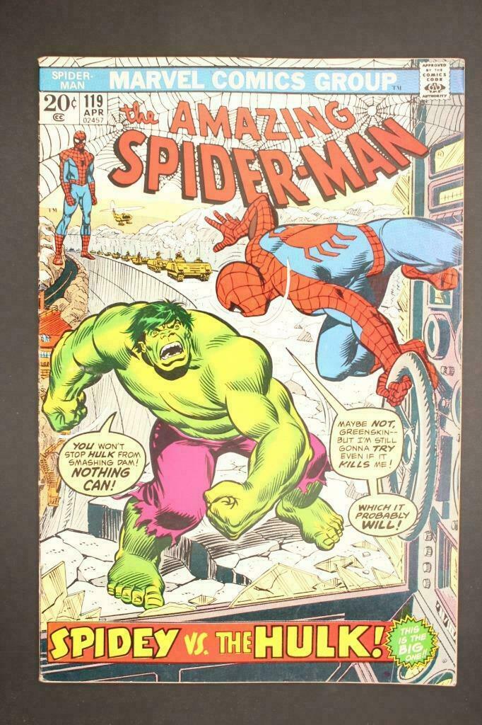 Amazing Spider-man #119, FN+ 6.5, Spidey vs. The Hulk! | eBay