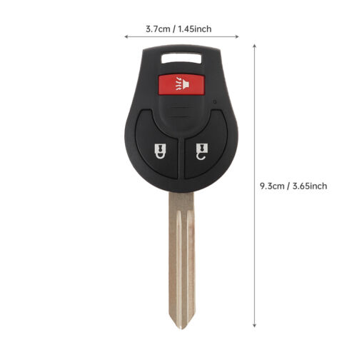 2 / 2 & 1 / 3 / 4 Buttons Replacement Key Fob Cover Case Fit for NISSAN - Picture 4 of 12