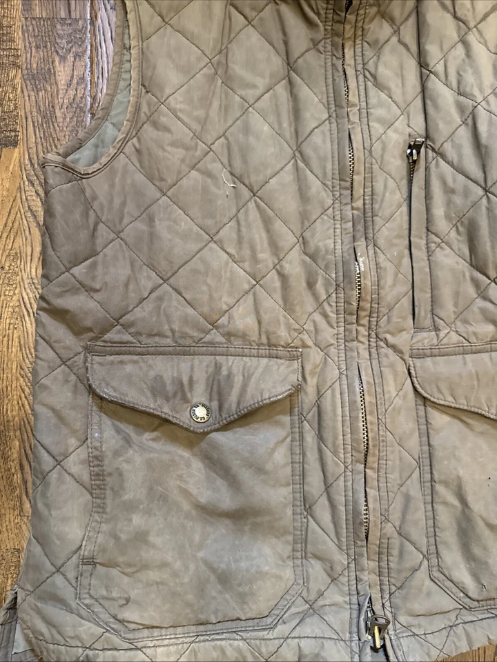 Chaleco Filson Para Mujer M Otter Verde Acolchado Milla Marcador Chaleco Aire Libre Senderismo Trabajo Foto 4 de 4