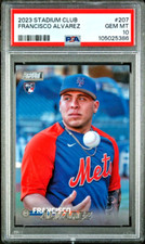 2023 Topps Francisco Alvarez #207 (ROOKIE) PSA 10 GEM MINT (RARE: Population 7)