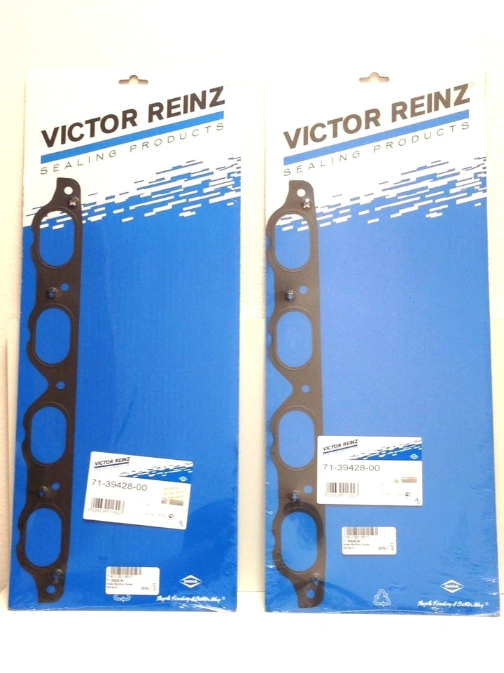Комплект прокладок впускного коллектора (2 прокладки) Victor Reinz для BMW 545i X5 645Ci 745i - Изображение 2 из 2