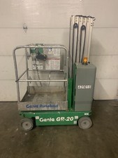 2012 GENIE GR20 20’ ELECTRIC RUNABOUT SCISSOR VERTICAL MAST DRIVABLE MAN LIFT