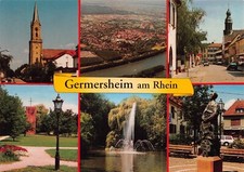 Vintage Postcard 6x4 Germany Germersheim am Rhein Multi View Street View 1990s