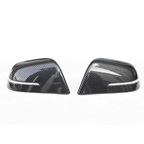 Für Tesla Model 3 17-25 Seitenspiegel-Abdeckkappe mit leichter Kohlefaser-Optik - Picture 3 of 6