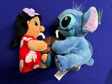 Disney Parks 2022 Lilo  Stitch 20th Anniversary Plush Set Limited Release New