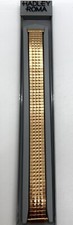HADLEY ROMA EXPANSION Watch Band Gold Bracelet Micron Plate 11-14mm Lugs Long