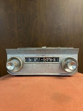 1963 Rambler Radio Vintage Classic Old Car Radio W Bezel Knobs Rare