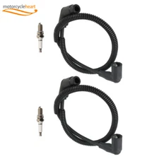 ATV Spark Plug & Wire Cap 15in/24.4in For Can Am Commander 800 800R 2011-2017