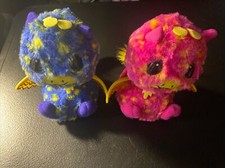 Spin Master Hatchimals Dragon Creature Lot Of 2 Pink  Blue N