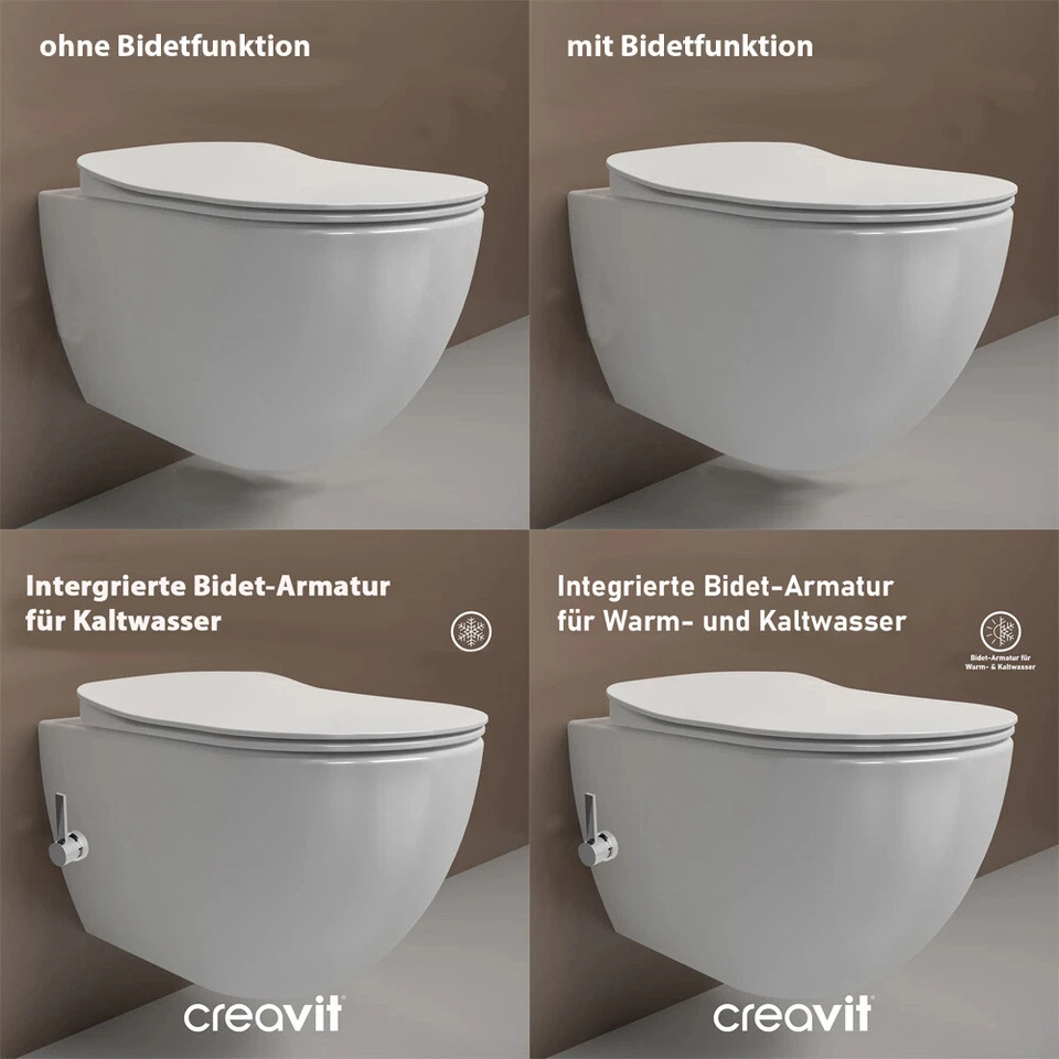 Komplettset Wand-WC +WC Sitz + Geberit Vorwandelement + Betätigungsplatte - Bild 3 von 4