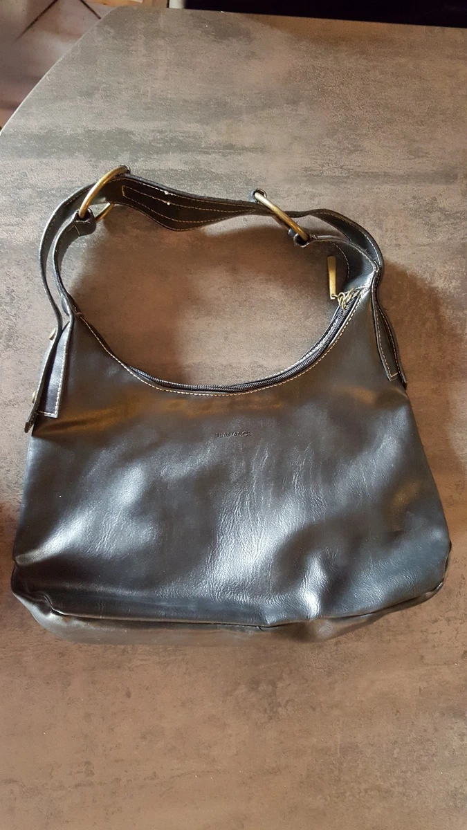 Sac mains en cuir noir de marque Flanance eBay