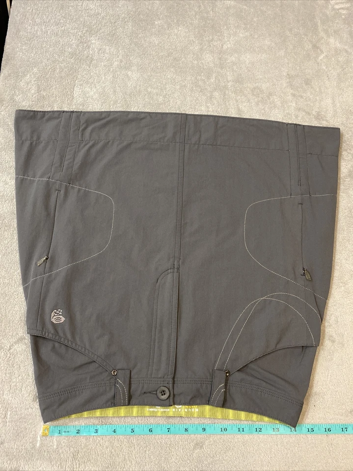 Falda Mountain Hardwear Gris con Bolsillo Talla 4 Senderismo Aire Libre Informal Foto 2 de 4