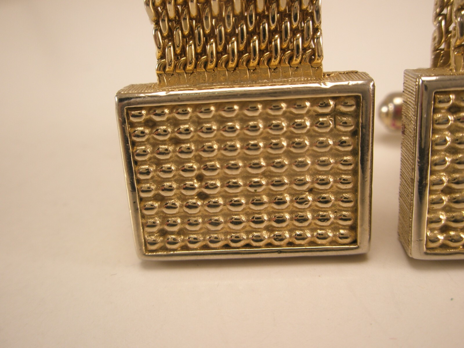 Rectangles Gold Tone Simple Plain Wraparound Watc… - image 2