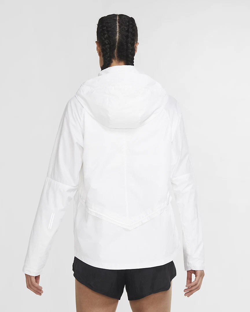 Nike Shield Rain Jacket Hooded Running Water Resist CU3385 100