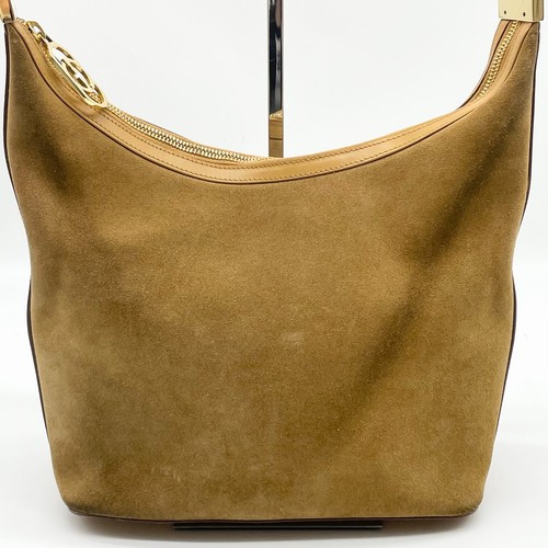 Gucci Bolso de Mano Hobo Bolso de Hombro Cuero Gamuza 001-3083 2026 Y2K Auténtico - Imagen 2 de 20