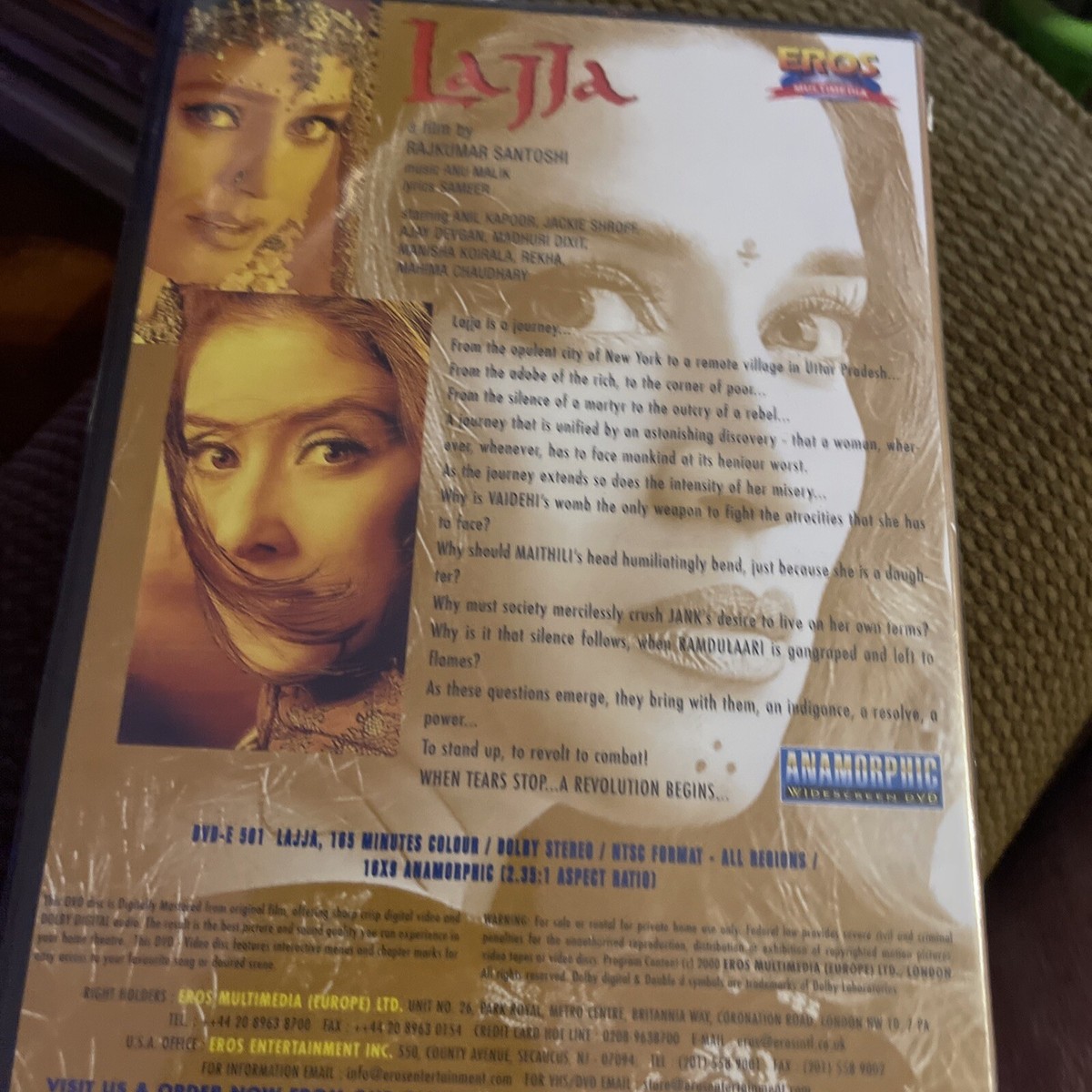 Lajja Bollywood DVD With English Subtitles NEW Euro Lajja Bollywood DVD With English Subtitles NEW Euro