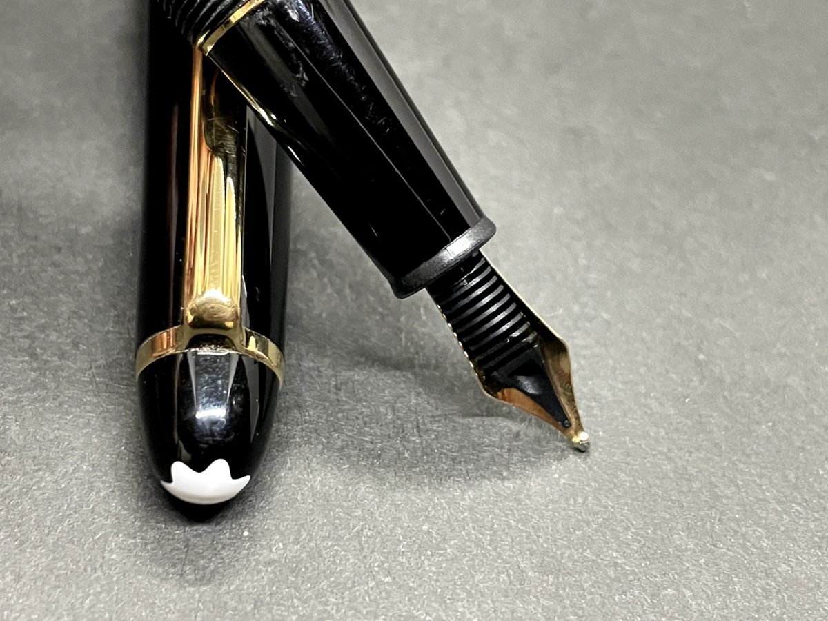 Excellent++] MONTBLANC MEISTERSTUCK 145 PIX Black Fountain Pen NIB