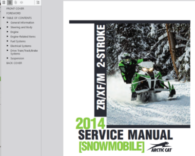 2014 2-Stroke ZR 6000 El Tigre SnowMobile Arctic Cat Service