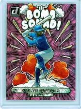 * ORELVIS MARTINEZ * 2023 DONRUSS BOMB SQUAD PINK FIREWORKS HOLO RC