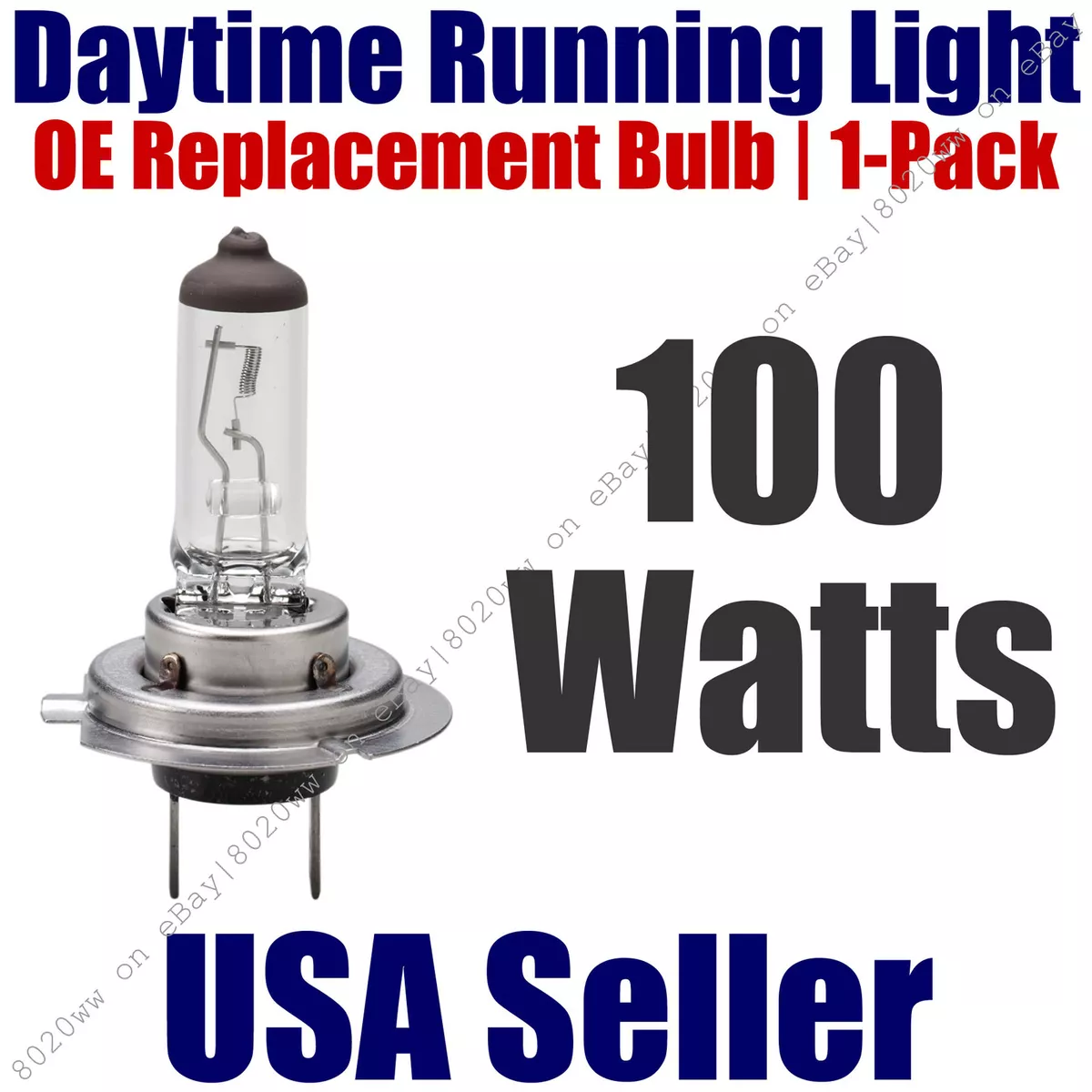 Daytime Running Light Bulb H7 100 Watt OE Replacement On VW Volkswagen -  H7100