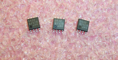 QTY (100) NJM5532M JRC 8 PIN SMD DMP8 PACKAGE 10MHz LOW NOISE OP-AMP NOS 1 TUBE 
