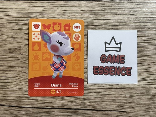 Carte Amiibo Animal Crossing Poppy 052 Série 1 - Neuve