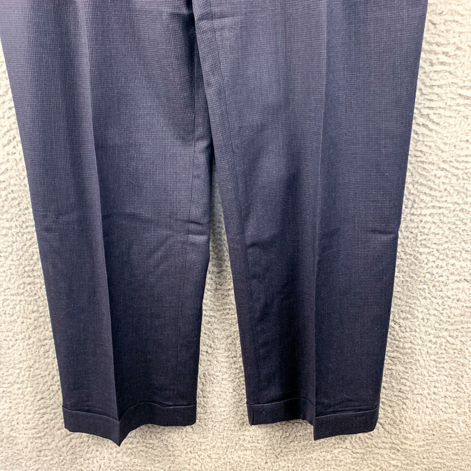 Joseph A Bank Dress Pants Mens 34 Blue Plaid Wool… - image 2