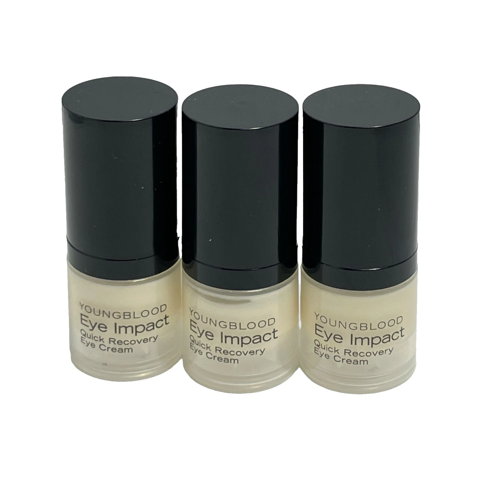 Los tratamientos Ojos Crema Youngblood Mineral Cosmetics y máscaras