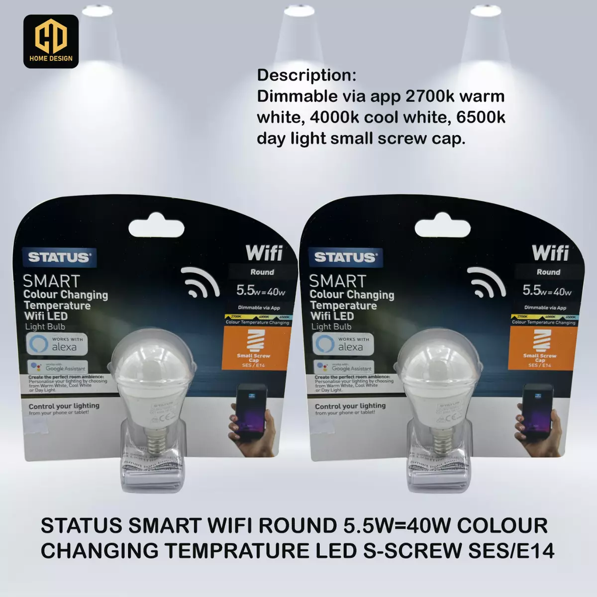 Small screw sale colour changing bulb