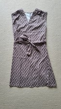 NWOT Geometric Patterned Belted Dress Sz Small