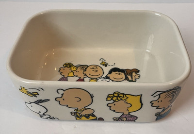 Peanuts Charlie Brown Gibson Homewares Ceramic Mini Bread Casserole Baking Dish