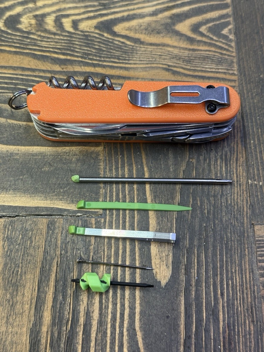 Custom Victorinox Yeoman Mechanic Swiss Army Knife 3DP Orange Plus