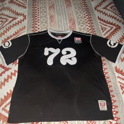 Ecko Unltd. UN-LIMITED EDITION Men's Black Mesh Jersey Graphic Tee L