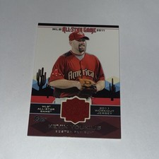 Kevin Youkilis 2011 Topps Update All-Star Workout Game Used Jersey Relic AS-18