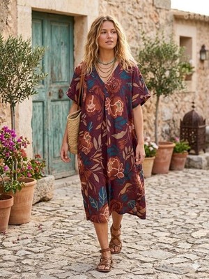 chinese dress ladies gudrun sjoden gray linen dress main image 0