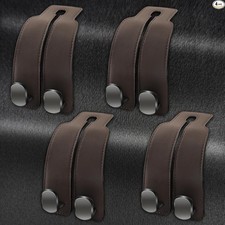 Car Seat Back Storage Hook, Car Seat Hooks for Headrest, Car Seat Brown-4PACK