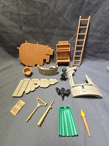 Vintage Playmobil 3839 Wizard's Wizard Workshop Magic Castle Parts Lot Accessory