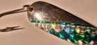  Rare Vintage Eppinger Flutter Chuck #3100 - Detroit, U.S.A. - Silver/Green — photo 3