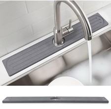 Stone Faucet Mat for Kitchen Sink   Diatomite Drying Stone Mat  Sink Protector,