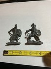 Lone Star Vintage 1960’s 2.5 Inch Pewter Knight Figurines — photo 1
