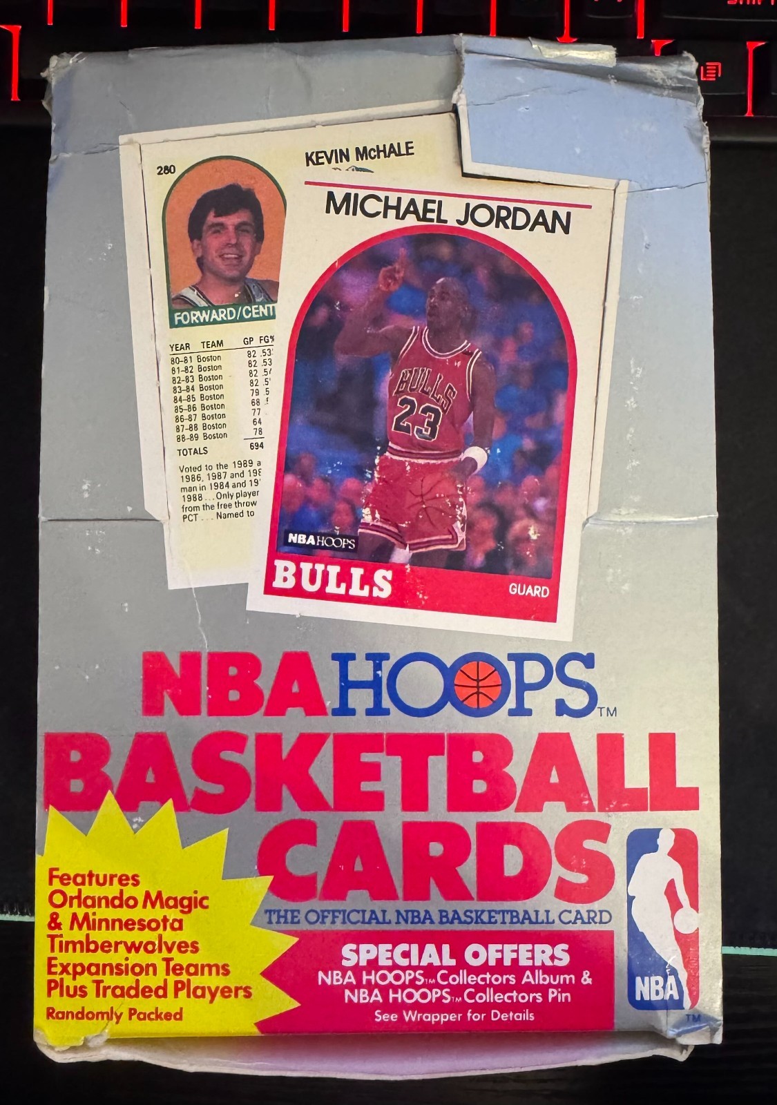 Hobby Box Basketball Cards 1989 Hoops trading card — raw and PSA graded price guide
