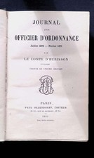 #14350 Le comte d'Hérisson, Journal d'un officier d'ordonnance Juillet 1870 - Fé