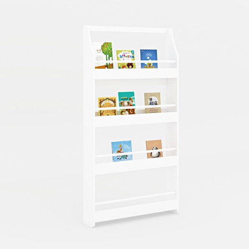 Wall Mounted Children Bookcase Kids Display Bookshelf Storage Unit Shelving Rack - Picture 30 of 34