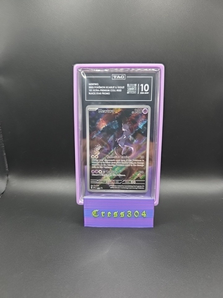 Mewtwo 52 Pokemon Scarlet & Violet Black Star Promo TAG Gem Mint 10