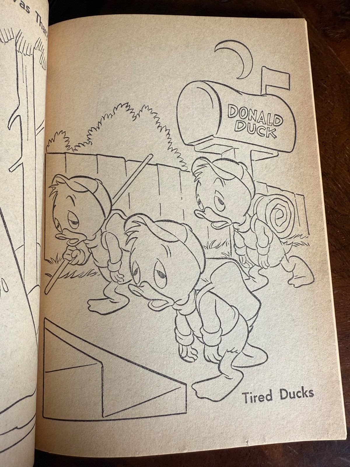 4 DIFF vintage DISNEY unused COLORING BOOKS mickey DONALD DUCK uncle scrooge