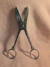 Vintage 1950's Clauss Garden Club  Scissors Pruning Shears Fremont USA Steel 